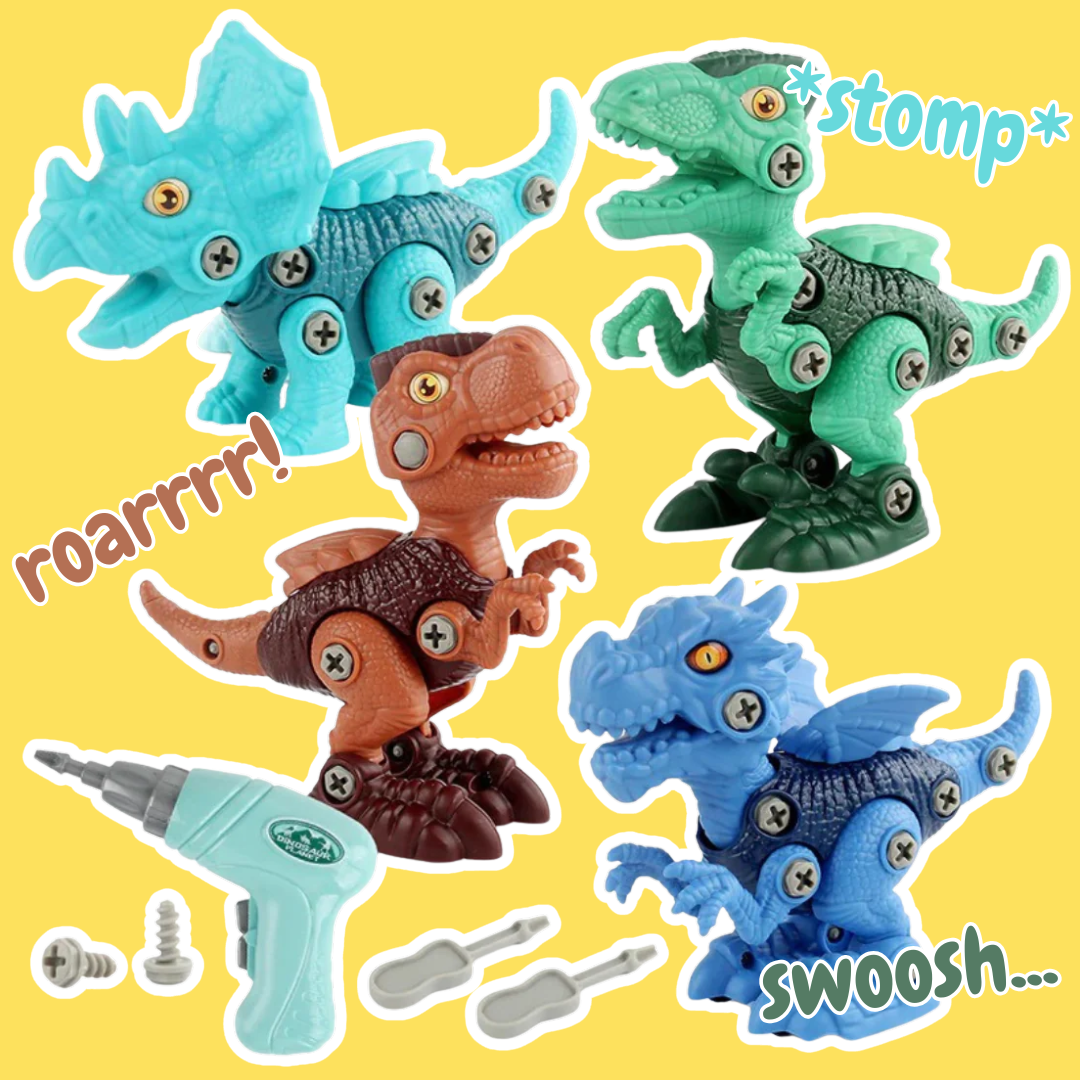 BuildBuddy - Dinosaur Learning Tool Set for Kids - OneTapWireless