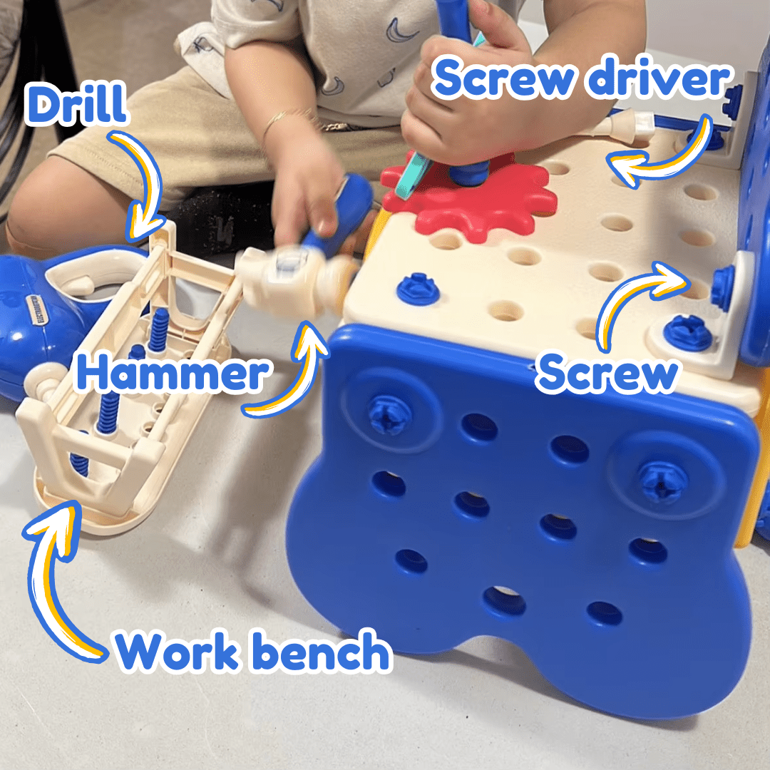 BuildBuddy - Learning Tool Set for Kids - OneTapWireless