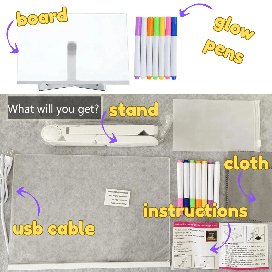 EduGlow – Light - Up Learning Board for Kids - OneTapWireless