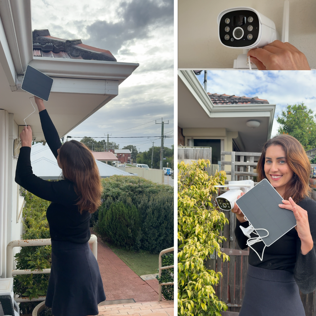 HomeGuard Wireless Solar Camera