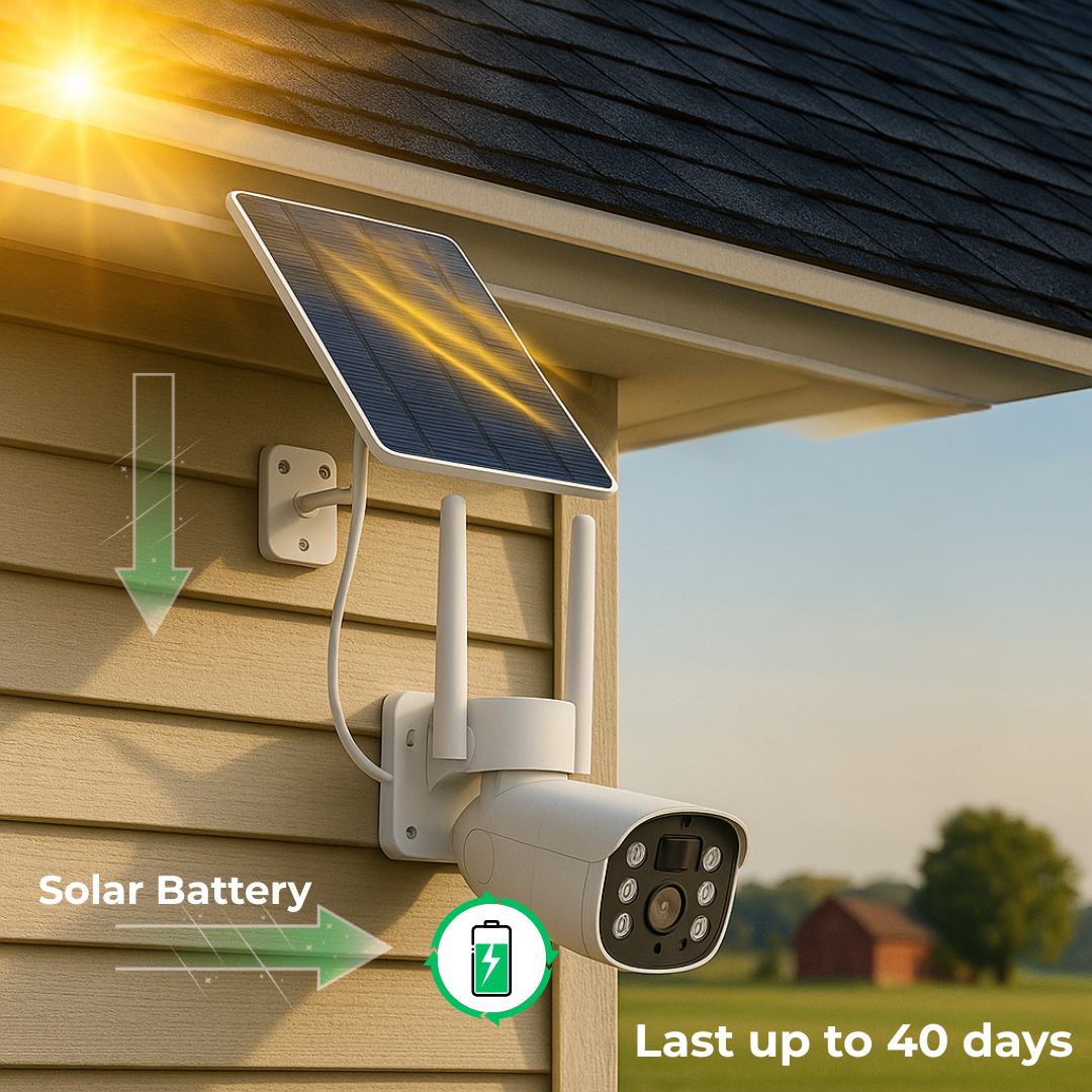 HomeGuard Wireless Solar Camera