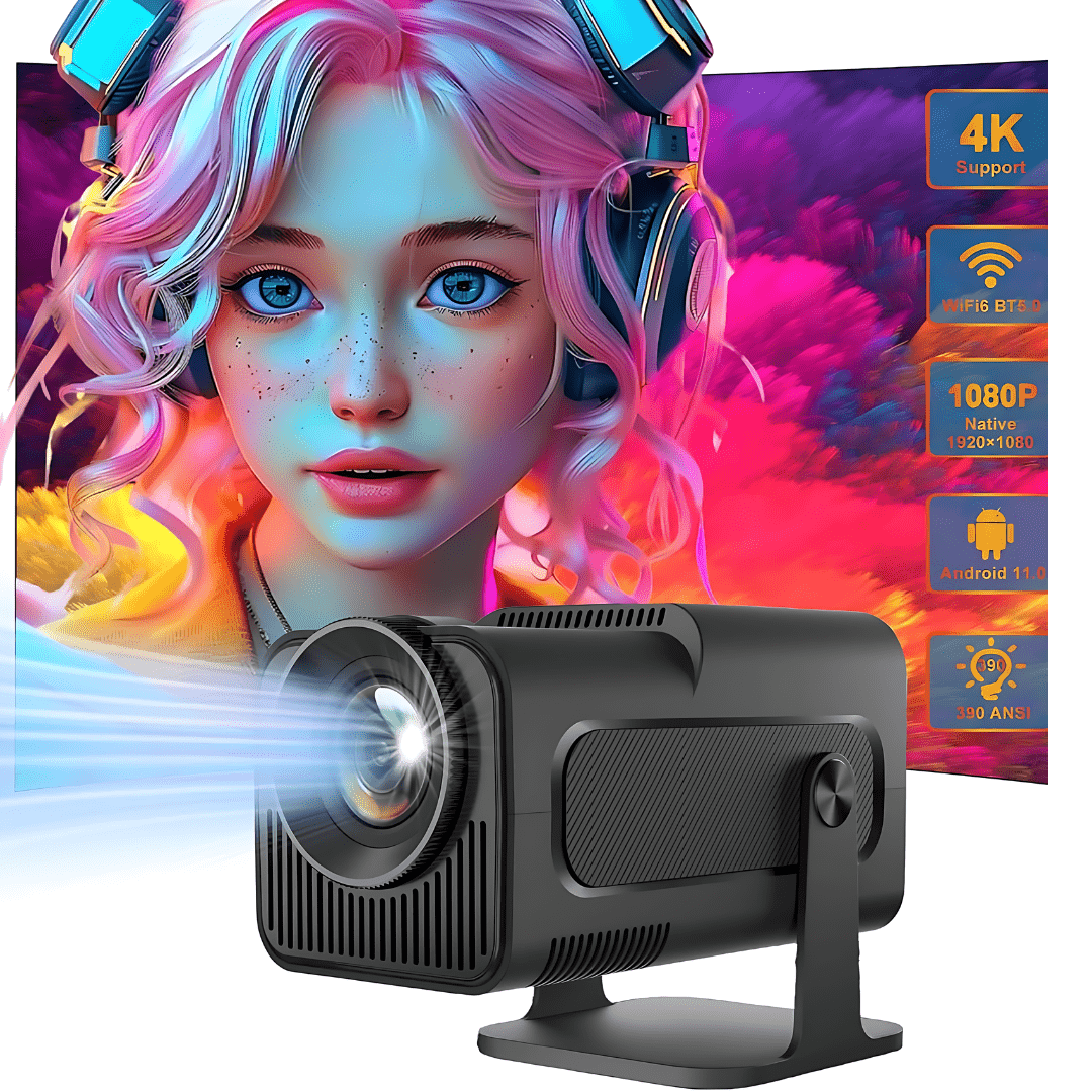 PortaView360 MAX - Ultra HD Portable Projector - OneTapWireless