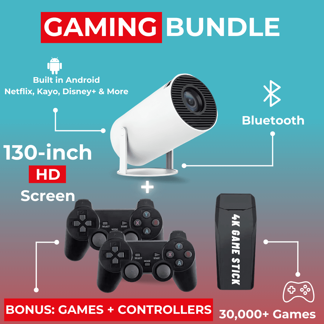 PortaView360 Pro - Ultra HD Portable Projector - OneTapWireless