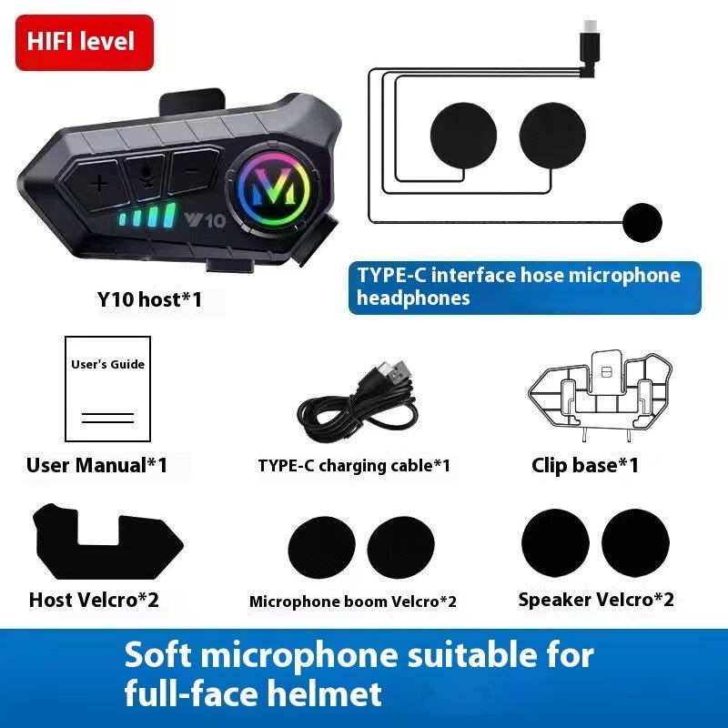 RideSync Motorcycle Helmet Headset - OneTapWireless