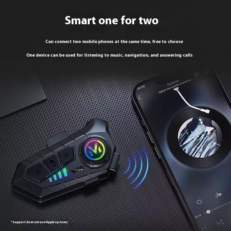 RideSync Motorcycle Helmet Headset - OneTapWireless
