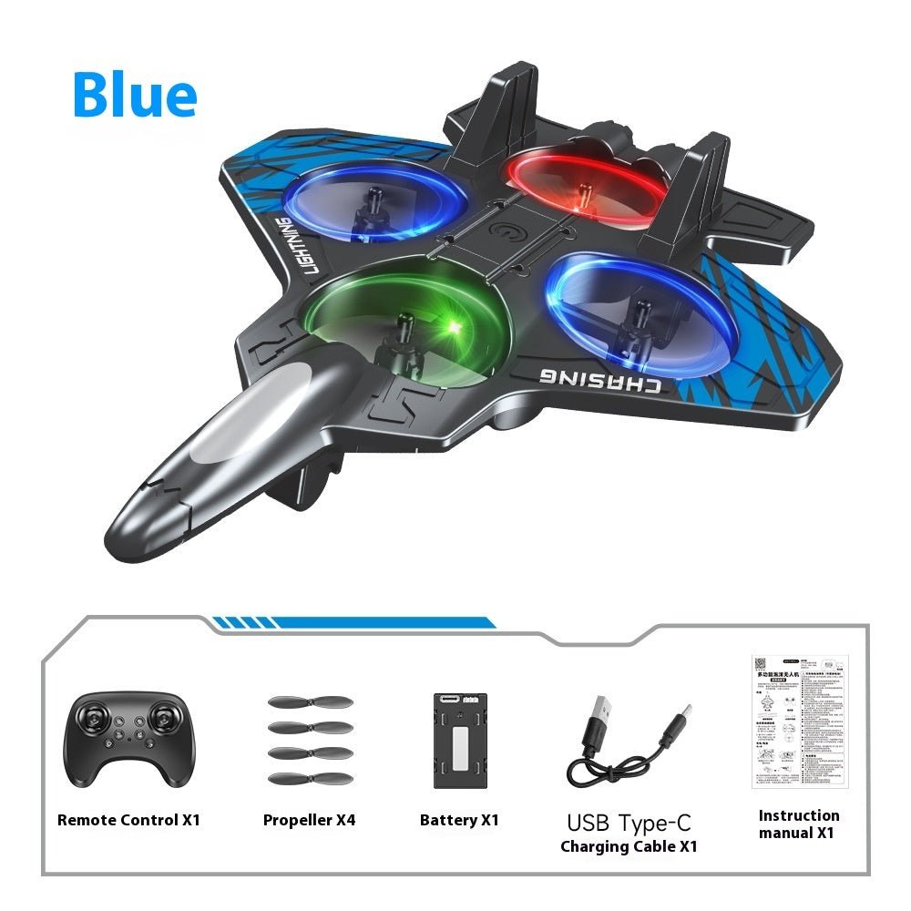 SkyJet - Light Up RC Foam Jet for Kids - OneTapWireless
