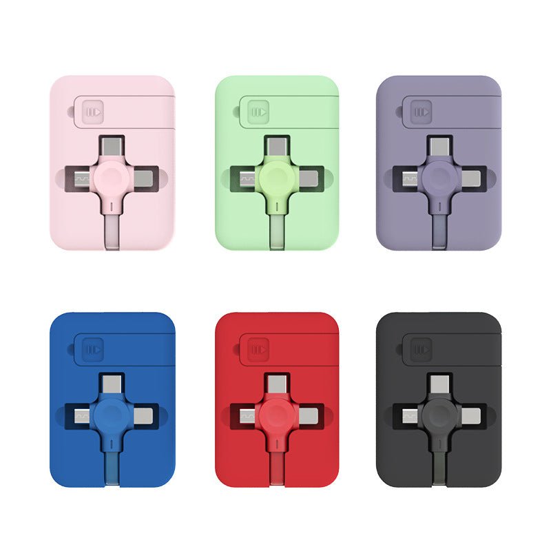 SnapCable – Retractable 3in1 Charging Cable - OneTapWireless