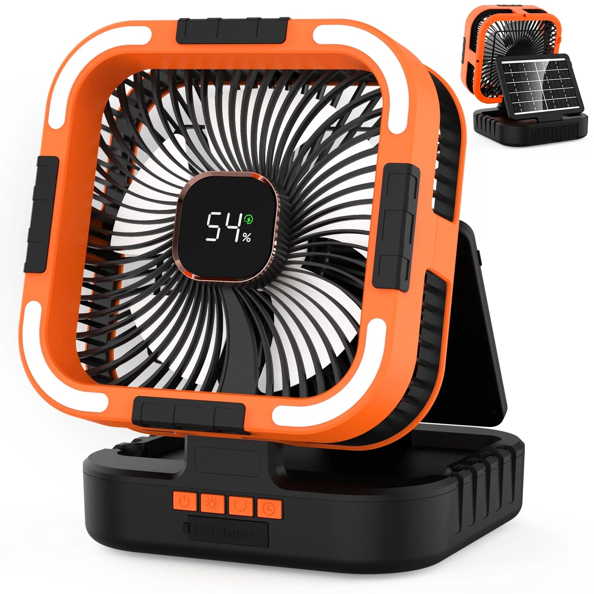 SolarBreeze - 3 in 1 Solar Camping Fan - OneTapWireless