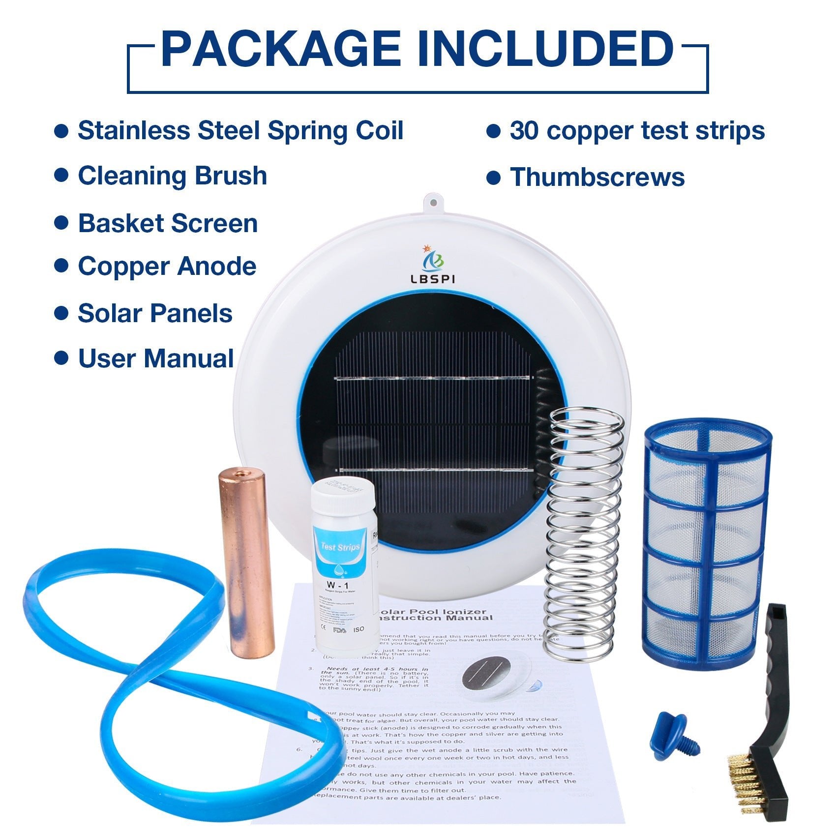 SolarClear - Solar Powered Pool Ionizer with LED Light - OneTapWireless