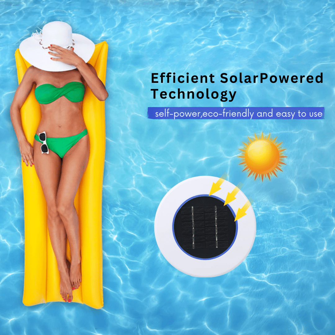 SolarClear - Solar Powered Pool Ionizer with LED Light - OneTapWireless