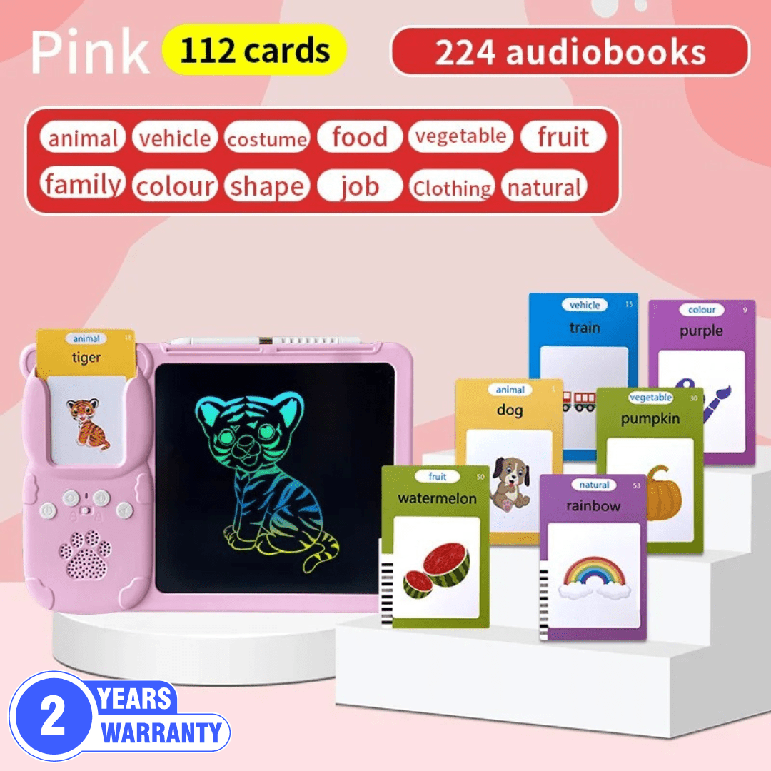 TinyBuddy 2 – Educational Talking Tablet for Kids - OneTapWireless