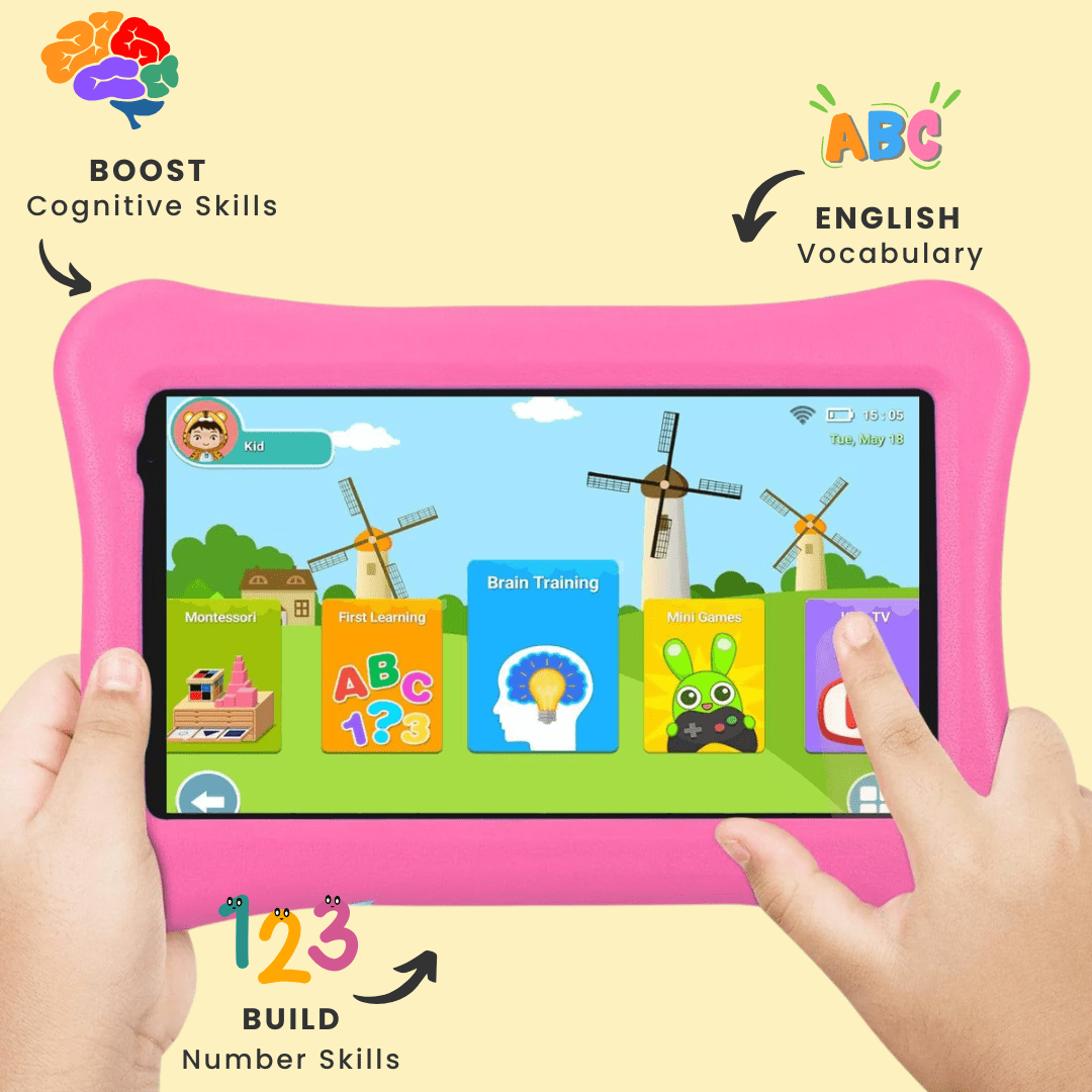 TinyBuddy Pro 2 - Kids Educational Tablet - OneTapWireless