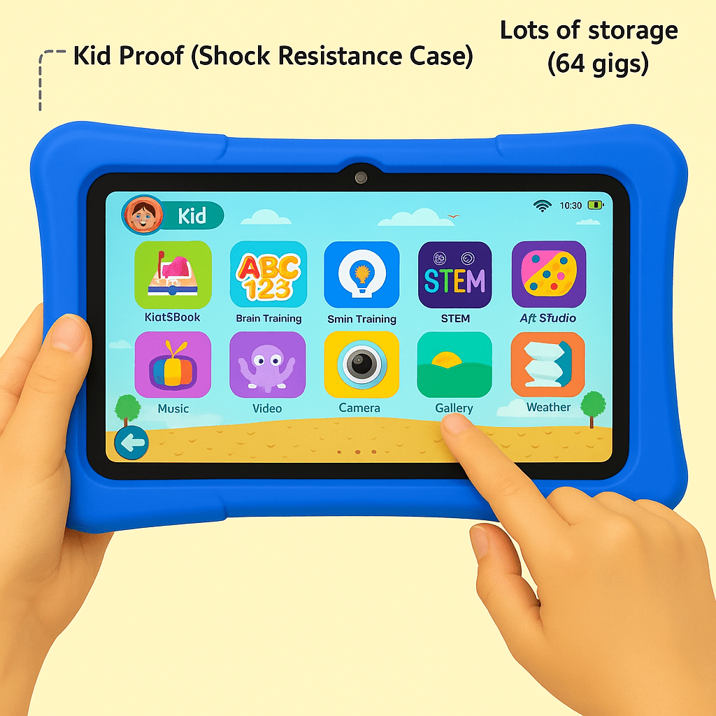TinyBuddy Pro 3 - Kids Educational Tablet - OneTapWireless
