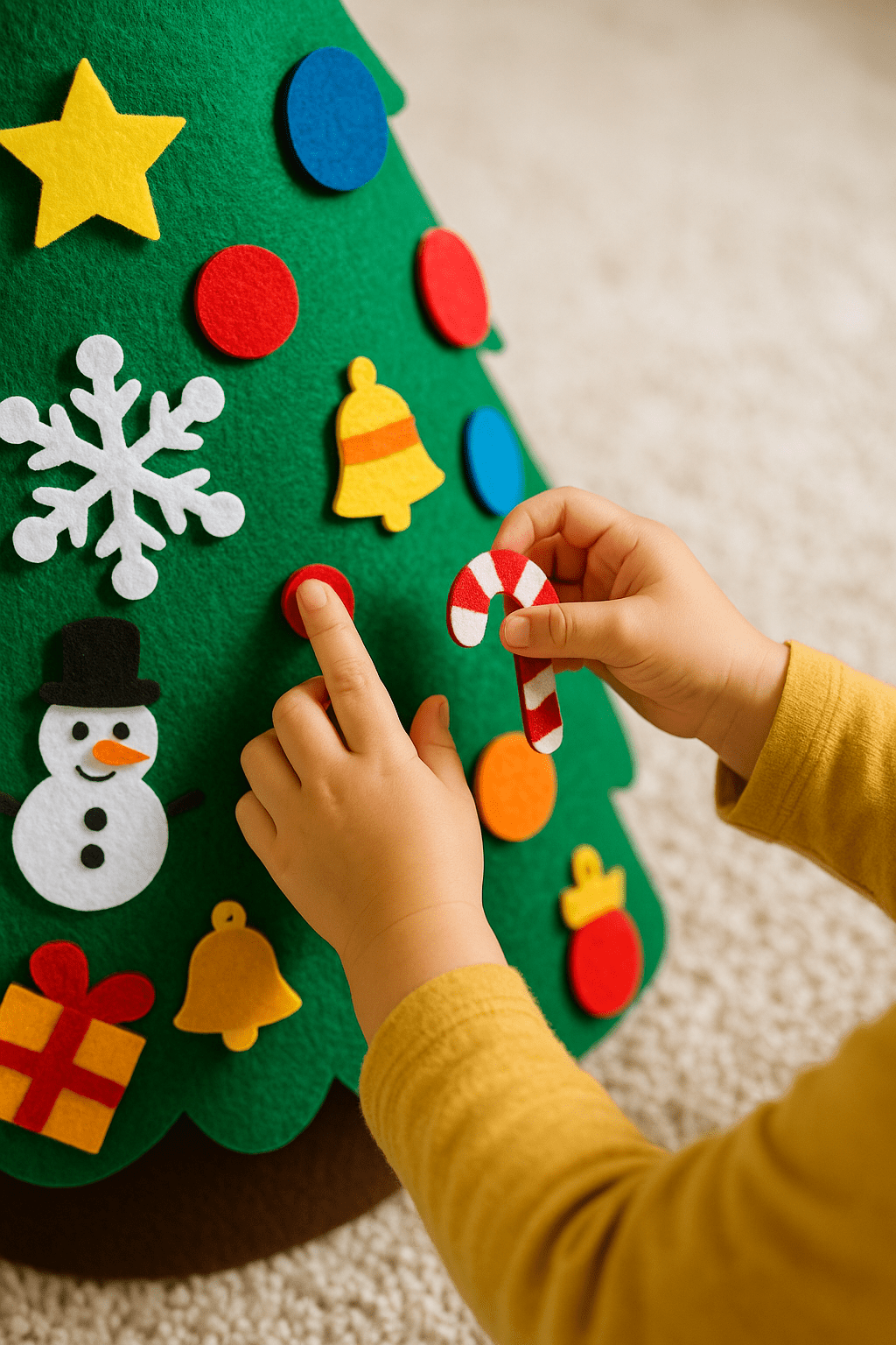 TinyTree - Kids DIY Felt Christmas Tree - OneTapWireless