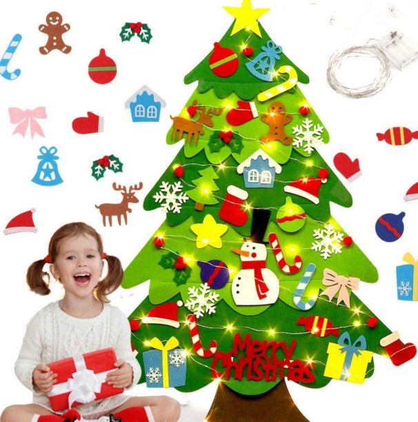 TinyTree - Kids DIY Felt Christmas Tree - OneTapWireless