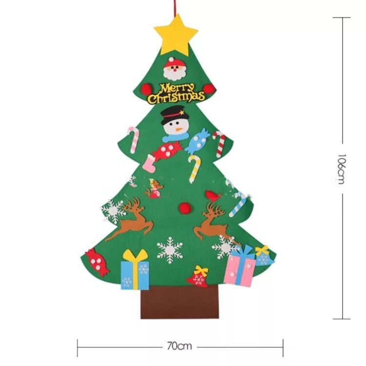 TinyTree - Kids DIY Felt Christmas Tree - OneTapWireless