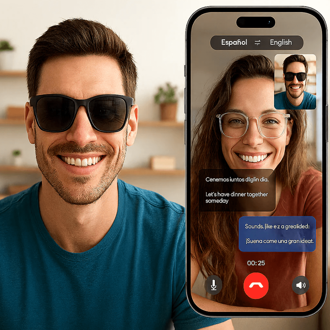 TransLens - Ai Smart Glasses with Voice Translation - OneTapWireless