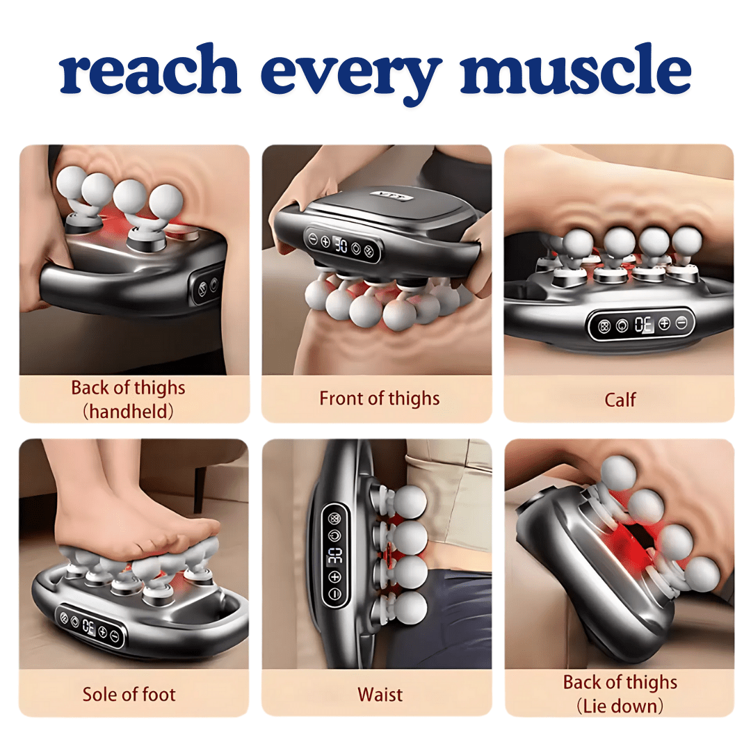 VibraLax 16 Head Massage Gun - OneTapWireless