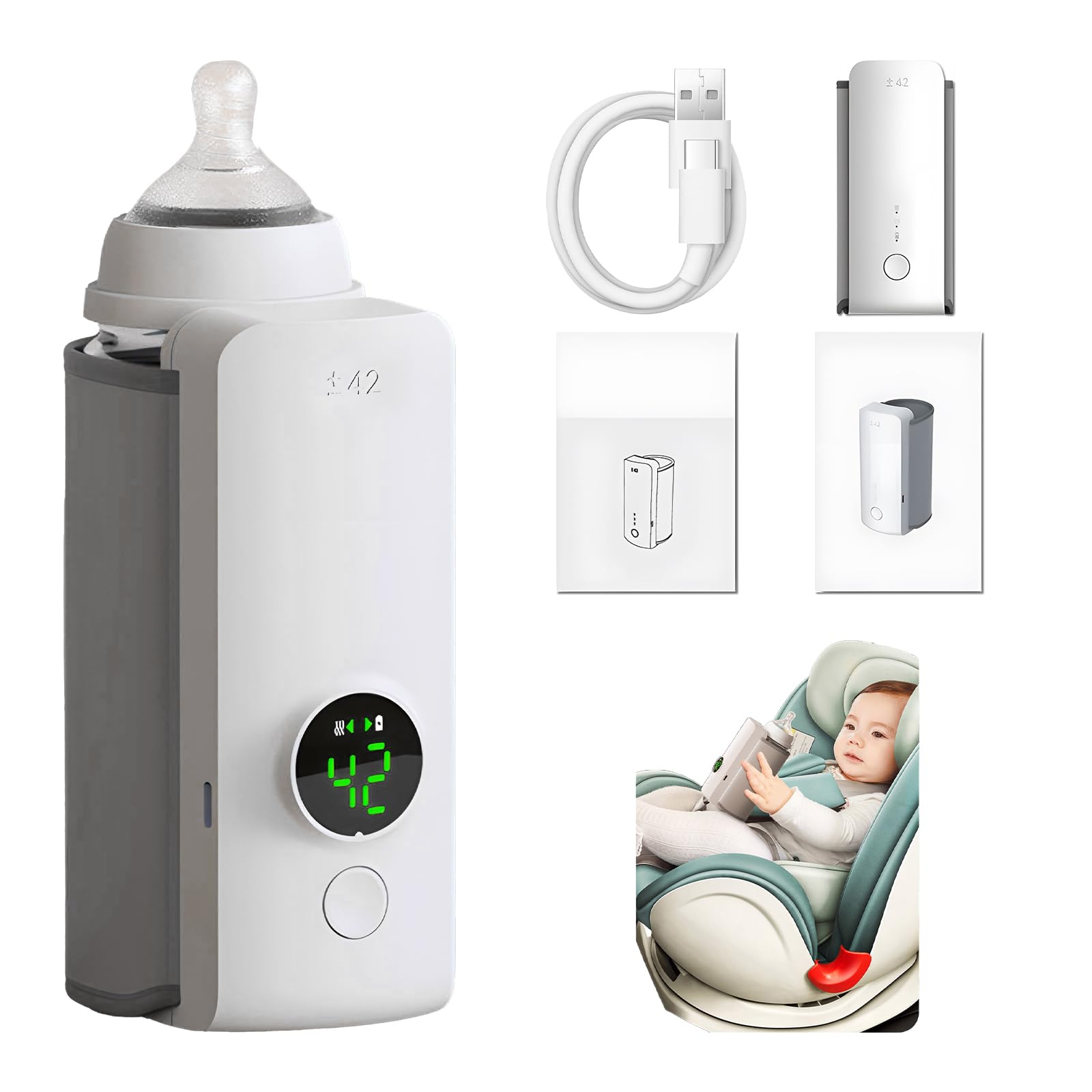 WarmNest – Portable Wireless Baby Bottle Warmer - OneTapWireless