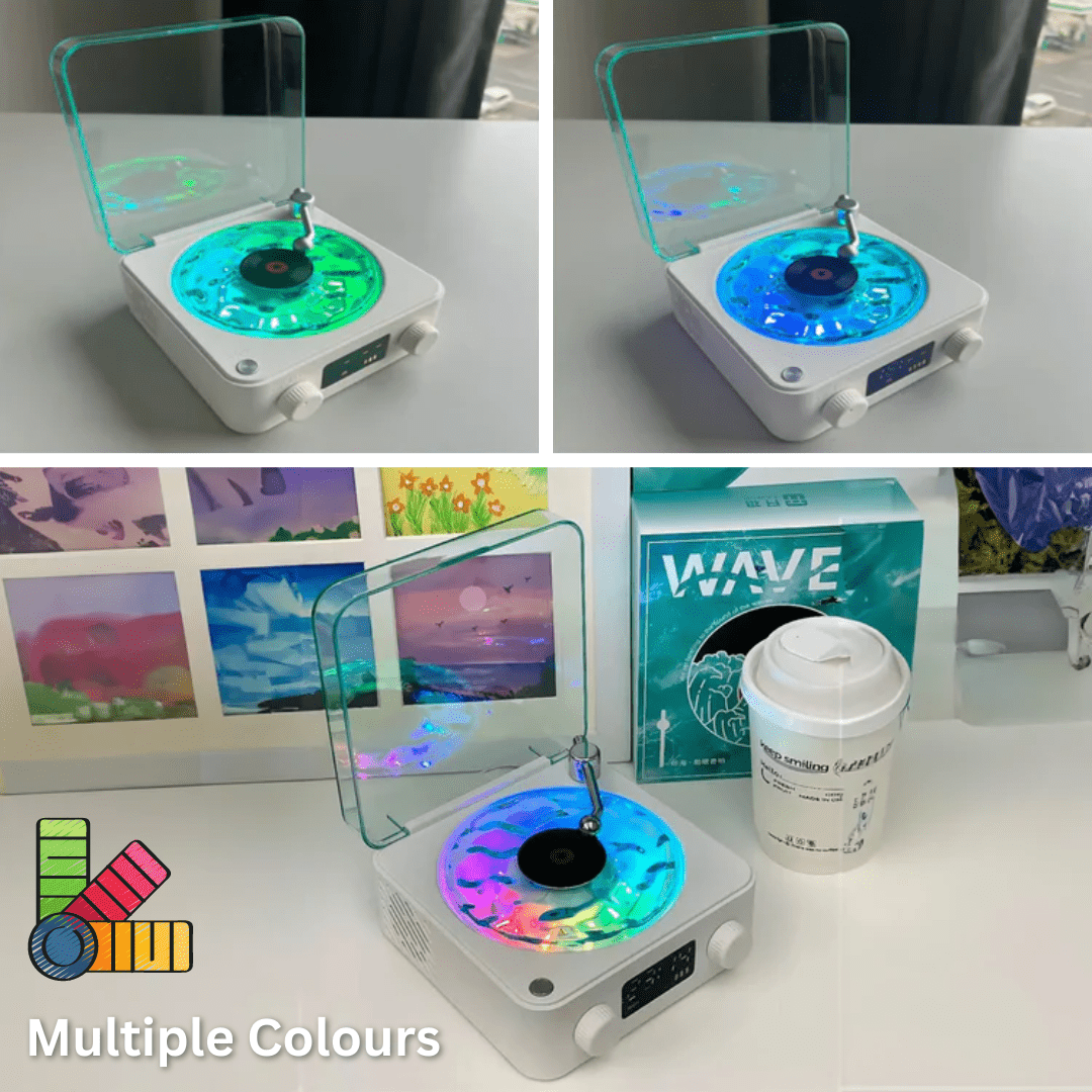 WavesVinyl - Galaxy Projector Speaker - OneTapWireless