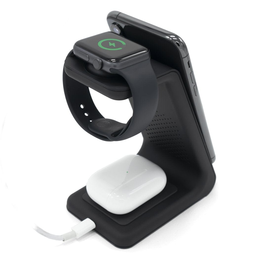 PowerBase - 3 - IN - 1 Wireless Charger - OneTapWireless